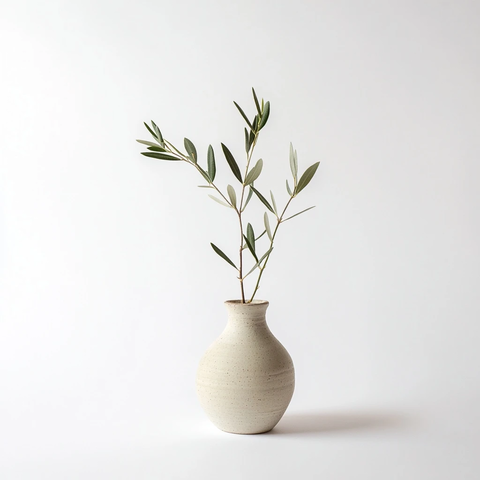 单枝橄榄树枝小瓶插