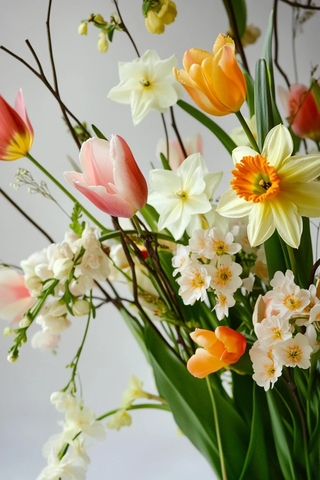 春季花束简约风格