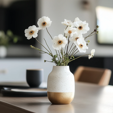 陶瓷花瓶餐桌摆设