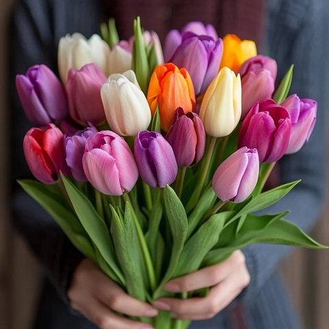 妇女节花卉庆祝设计