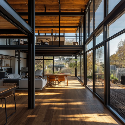 钢结构房屋建筑摄影