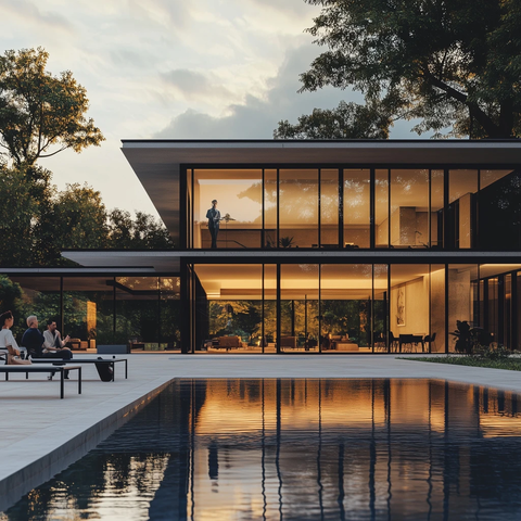 法恩斯沃斯别墅日间聚会