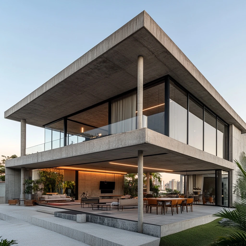 现代住宅开放式结构设计