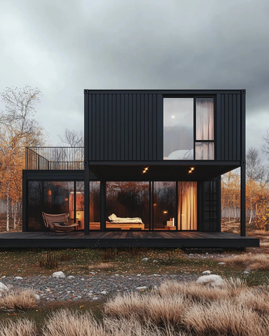 多层容器住宅设计渲染