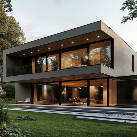 大窗户现代住宅外观