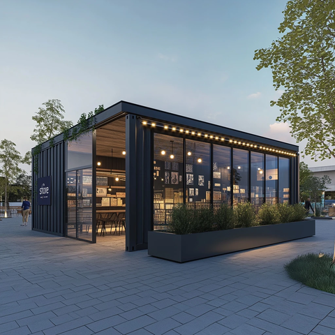 超市陈列容器展示