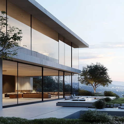 山景玻璃屋与室内花园