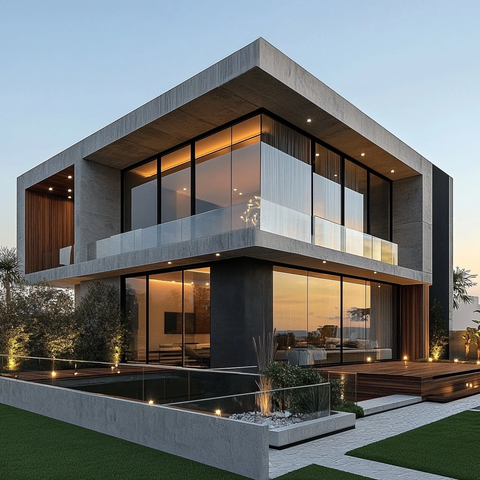 双层玻璃幕墙住宅