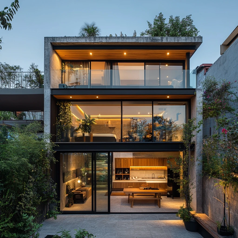 三层住宅带地下室米见方