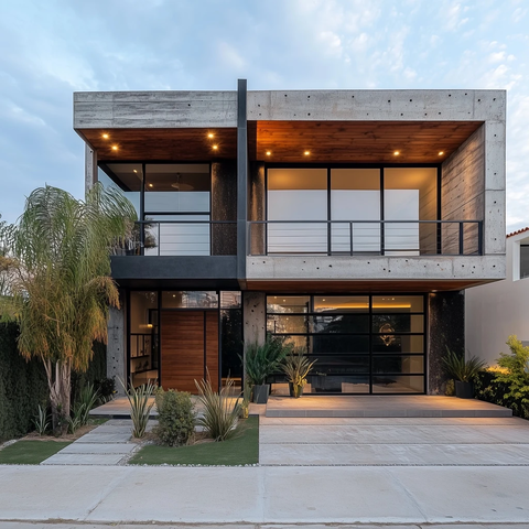 现代墨西哥风格双层住宅