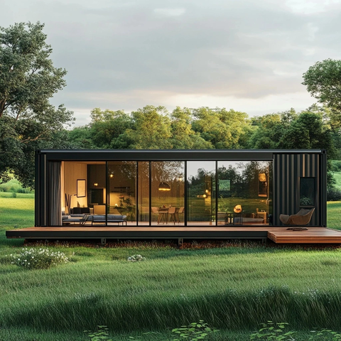 玻璃金属屋绿野木台