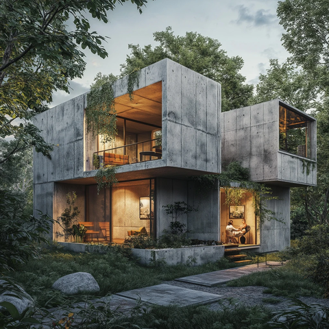 模块化混凝土工人住宅