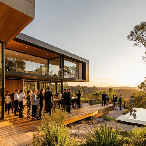 豪华住宅拍卖现场