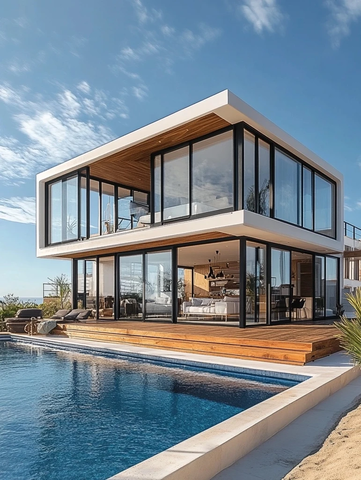 两层集装箱海景住宅