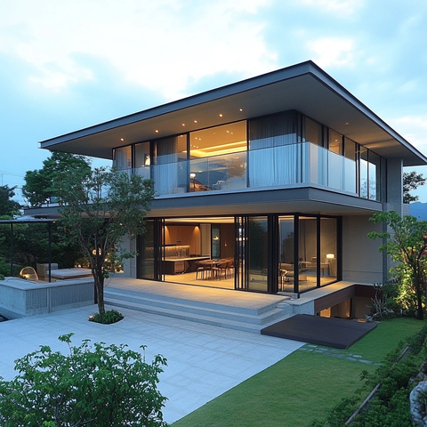 大房子全景视野