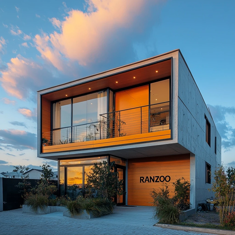 模块住宅外墙字母装饰