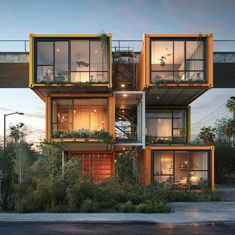 模块化集装箱住宅设计