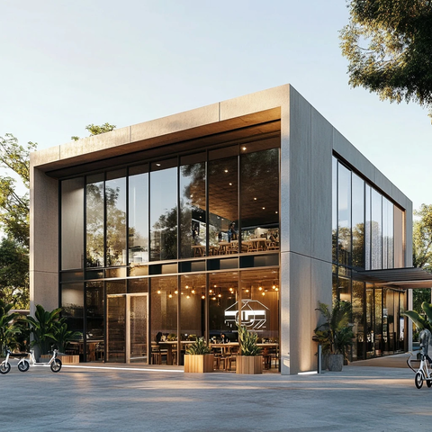 现代建筑玻璃幕墙设计