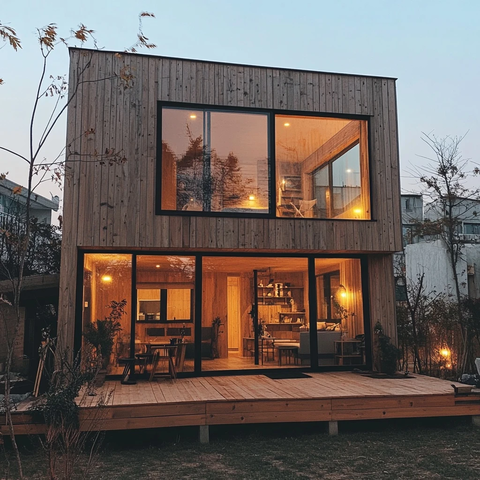 木质内饰防灾隔离虫住宅