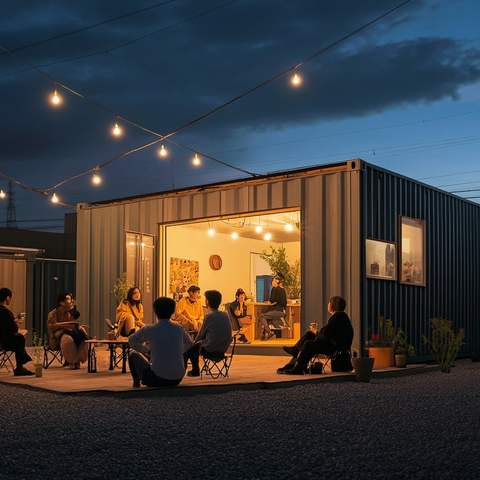 艺术家交流集装箱空间