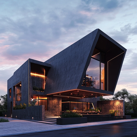 三层住宅与体育酒吧结合