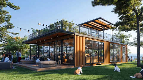 宠物收容中心与屋顶花园