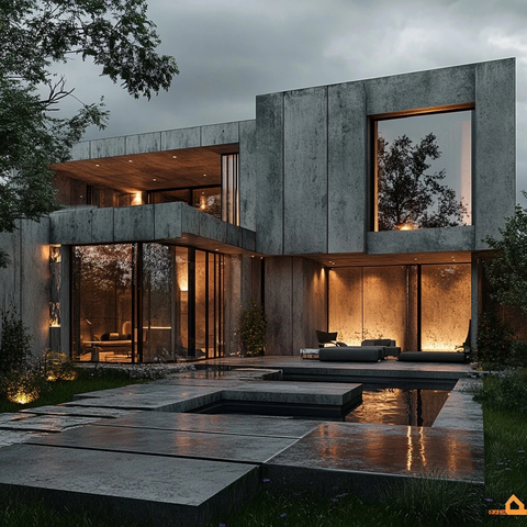 粗犷风格住宅不锈钢细节