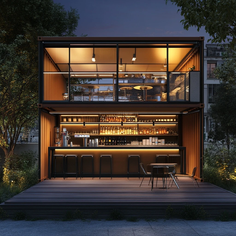 集装箱酒吧公共空间设计