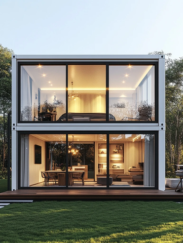 两层集装箱房屋设计