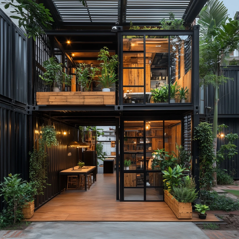 木材集装箱工业墙体