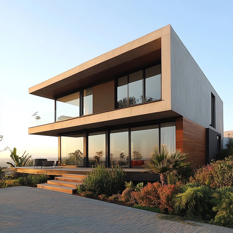 极简现代住宅立面设计