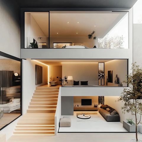 无障碍双层住宅平面设计