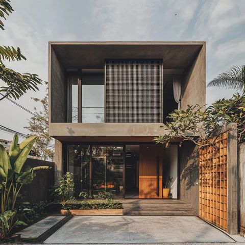 小房子围栏网格入口