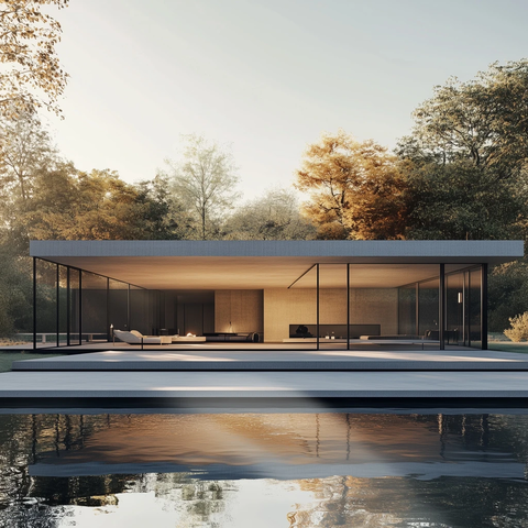 玻璃幕墙结构住宅设计