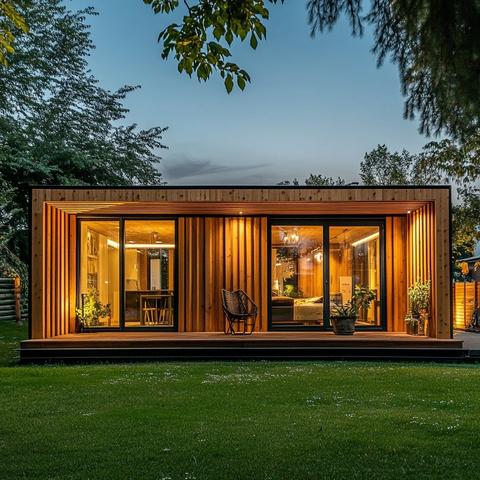 木质容器房屋花园设计