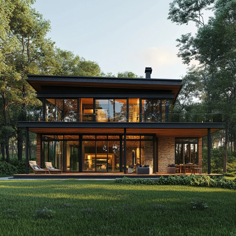 木结构房屋建造过程