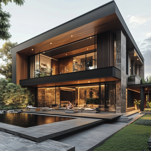 三层别墅客厅卧室阳光