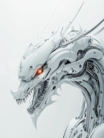 龙形机器人水晶皮肤