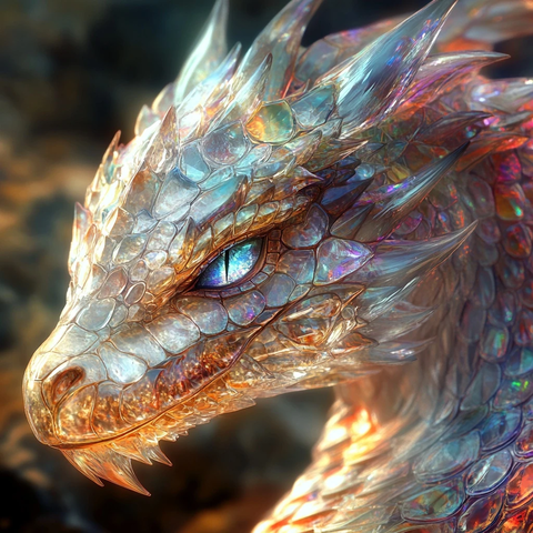 水晶龙全身透视图