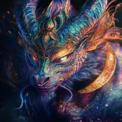 神话生物超现实数字艺术