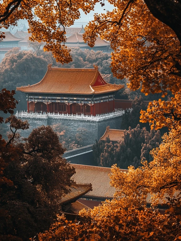 秋意故宫