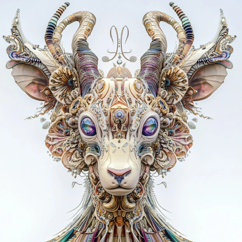 幻想动物头像生命之象征