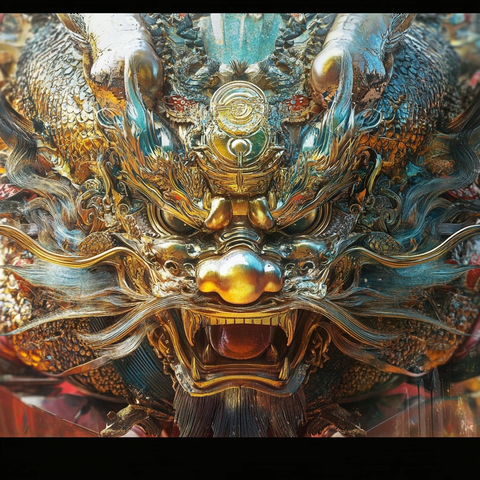 龙纹全景增强现实展示