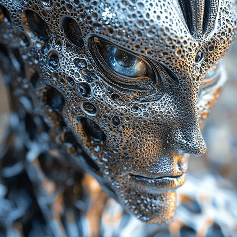 液态金属生物形态细节