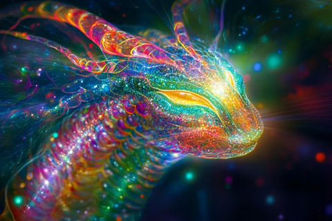 龙神奇迹光影自然梦境