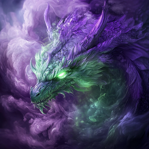 毒雾龙吐息闪烁鳞片