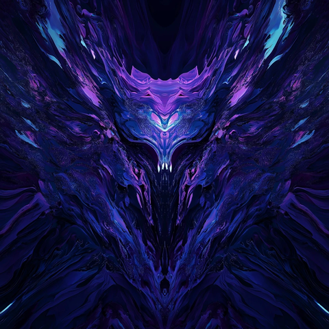 抽象几何对称暗黑魔幻