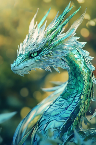 翡翠龙尾渐变晶体