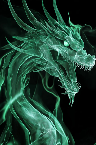 绿色龙骨光片特写