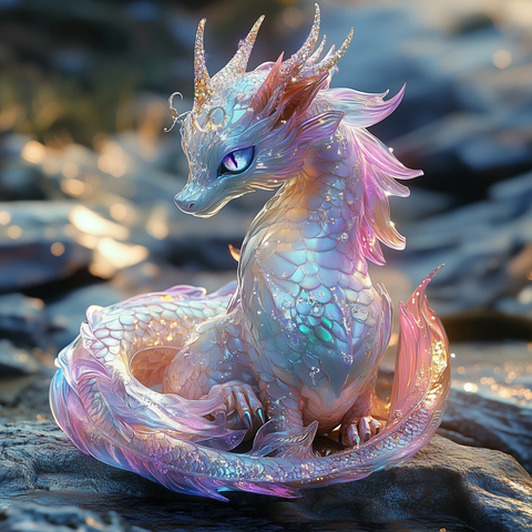 龙鱼晶角发光生物